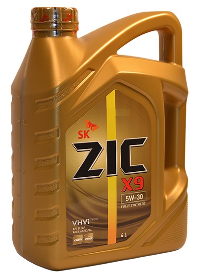 Масло моторное Zic  X9 5W-30 синтетическое 4 л.