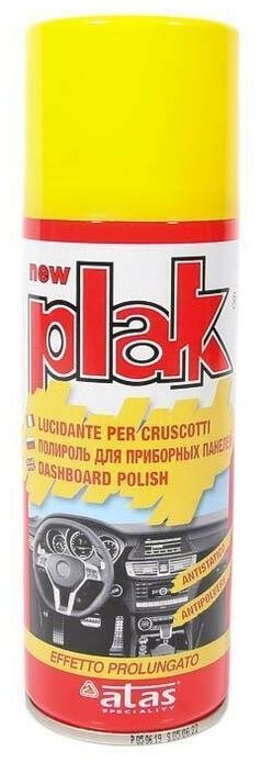 Полироль салона Лимон PLAK 200 мл аэрозоль, глянцевый, PLAK 5100