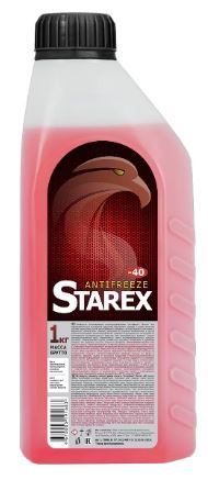 Жидкость охлаждающая антифриз «STAREX Red» G12 (красный) 1 л., STAREX 700618